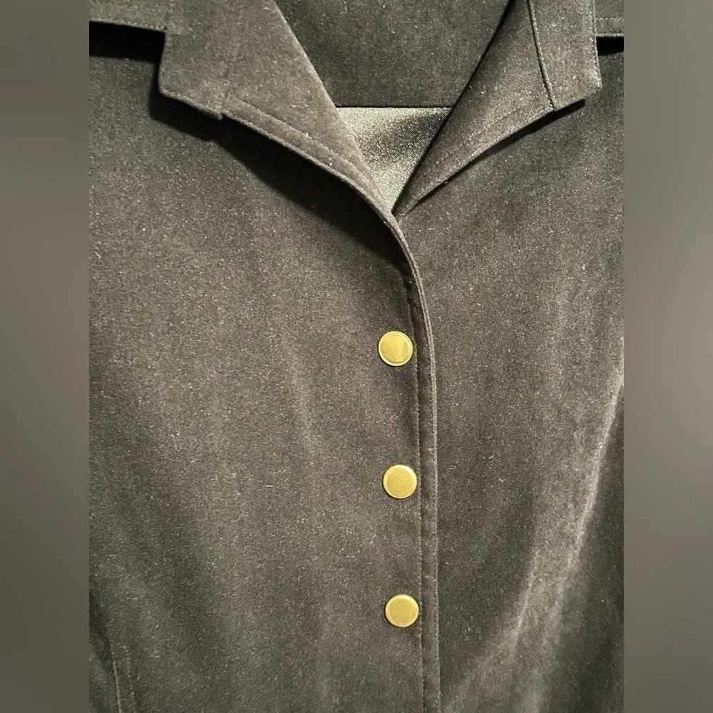 CJ Banks Velvet Dress Jacket